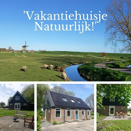 'vakantiehuisje Natuurlijk! - Nabij Molen, Meer, & Stad' بيت للعطل *
